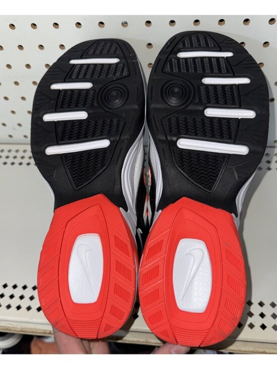 Nike M2K Tekno Black Volt Crimson Mens Leather Athletic Shoes Sneakers Size 9.5 main image 8